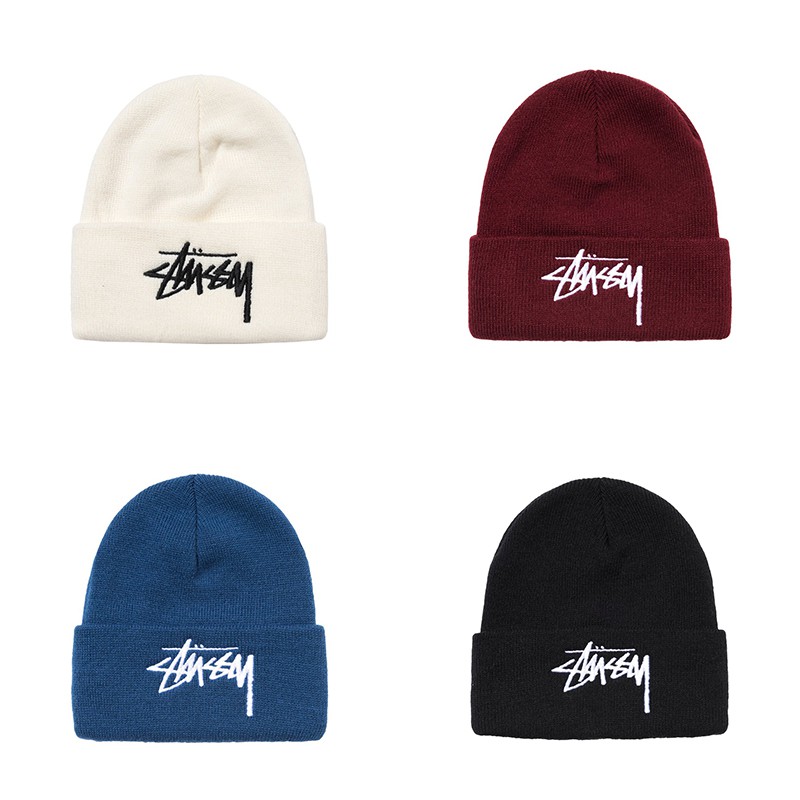 Unisex Knitted hat Stussy Beanie Hat outdoor casual hip hop hat