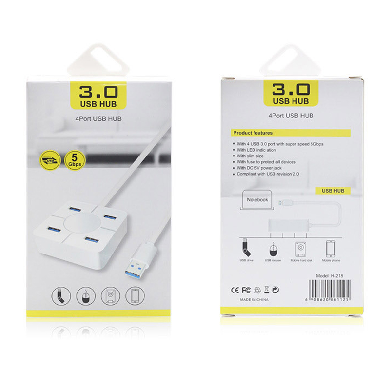 Hub Chia 4 Cổng Usb 3.0 2 Màu 100% Chất Lượng Cao