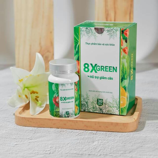 Bộ Thảo mộc giảm cân từ rau xanh 8XGREENmua 1 tặng 1 detox giữ dáng