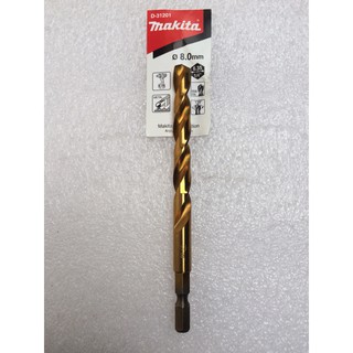 Mũi khoan sắt phủ Titan từ 8mm-12mm chân lục giác NZ Makita