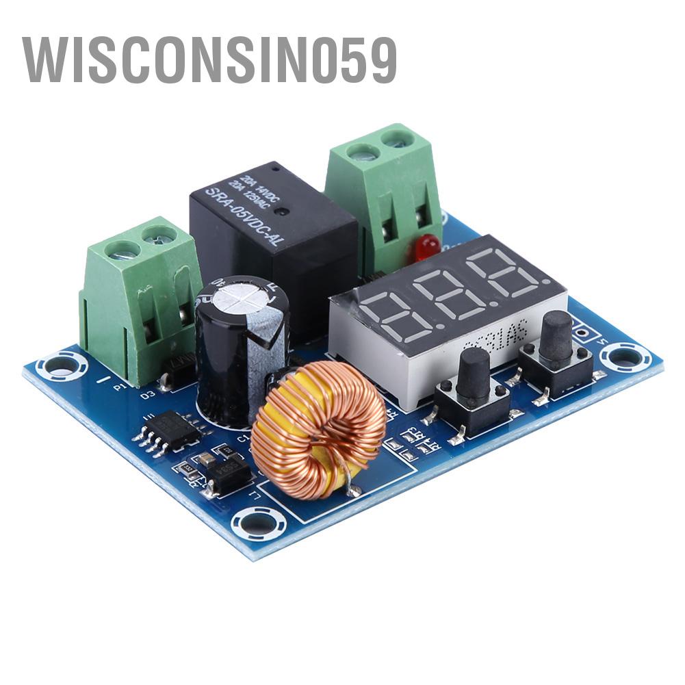 Wisconsin059 XH-M609 12-36V Màn hình kỹ thuật số DC Mô-đun bảo vệ ngắt kết nối điện áp thấp
