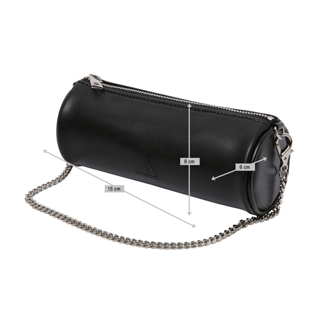Túi 3CE đựng mỹ phẩm son môi cỡ nhỏ kèm dây đeo 16 x 6.5 x 6.5cm