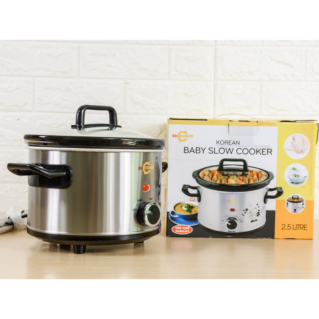 Nồi nấu cháo chậm cho bé BBcooker dung tích 2.5L BS25