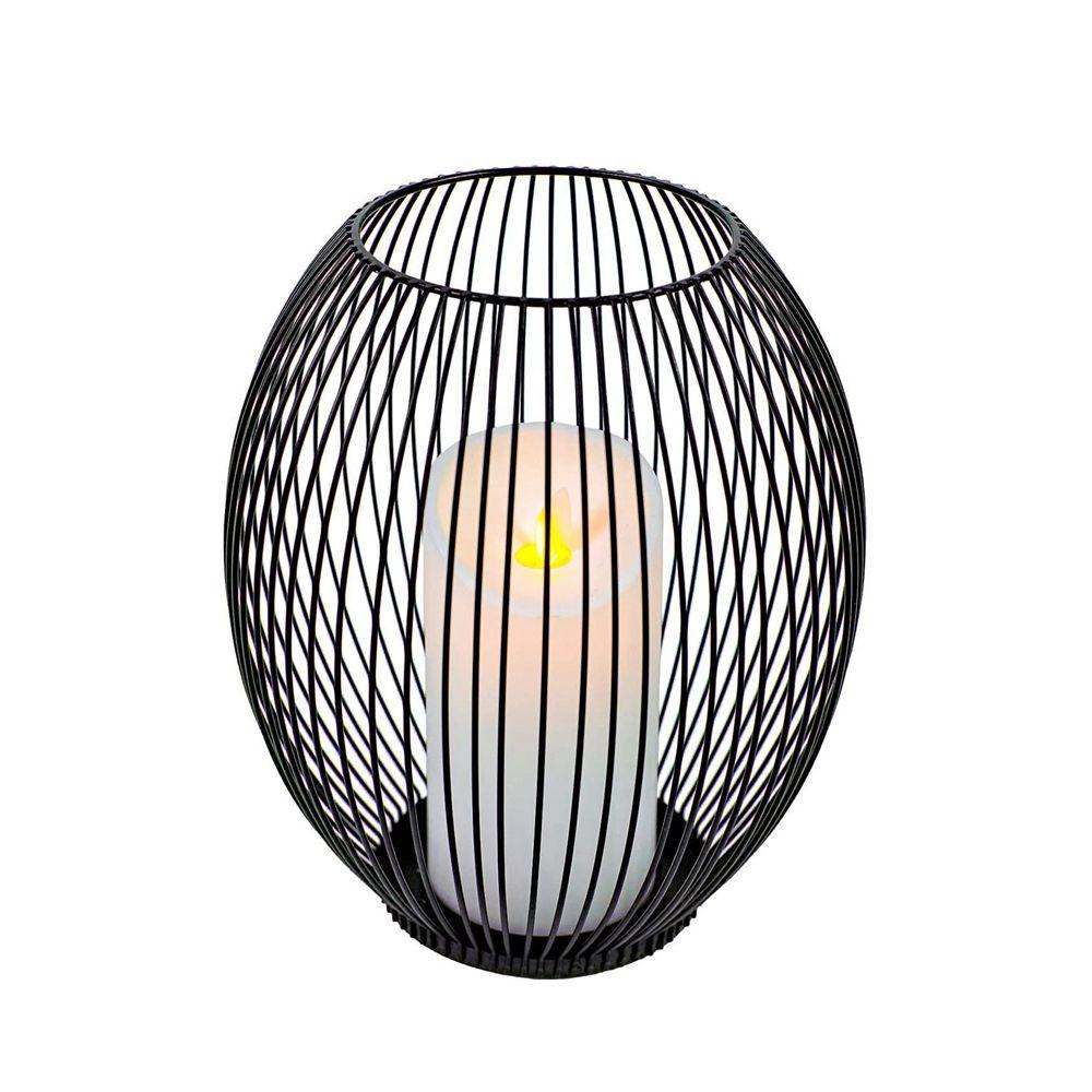 Chân Nến Để Bàn Trang Trí Hình Lò Sưởi Phong Cách Retro