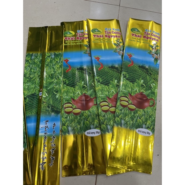 10 túi đóng chè thái nguyên hút chân không 500gram