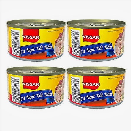 Combo 4 Cá Ngừ Sốt Dầu Vissan Hộp 170g