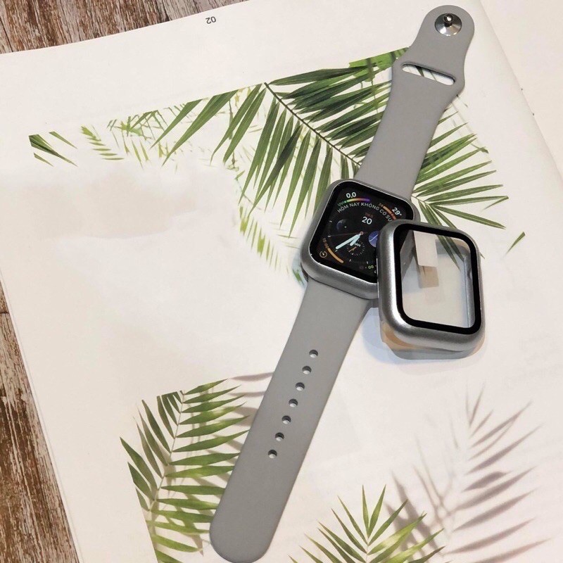 Combo siêu hot gồm bảo vệ + kính và dây đeo apple watch cho apple watch series 1,2,3,4,5 size 38,40,42,44mm