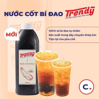 Syrup Trà bí đao Trendy 1 lít pha trà bí đao hạt chia