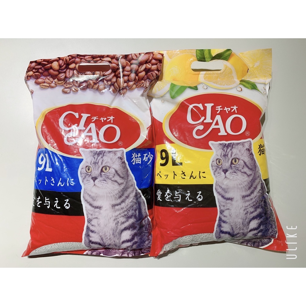 Cát Vệ Sinh Cho Mèo CIAO Bao 9L (~4kg) - Vón Tốt, Khử Mùi, Thơm Lâu