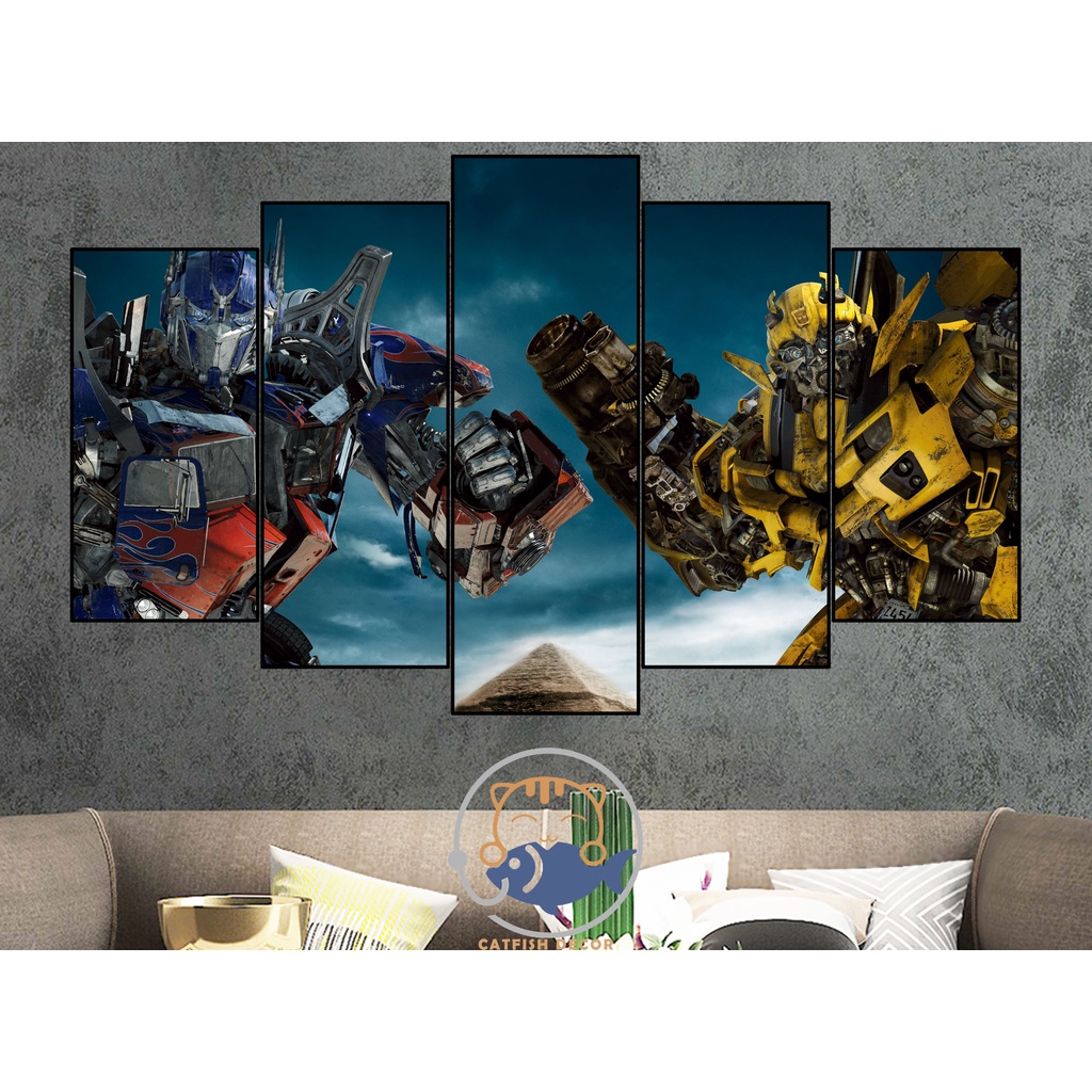 Tranh dán tường decor trang trí phòng TRANSFORMERS