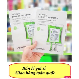 [CHUYÊN SỈ] Combo 10 Hộp 10 mặt nạ phục hồi, trẻ hóa da Wonjin Effect Medi Energy Infusion Mask 30ml