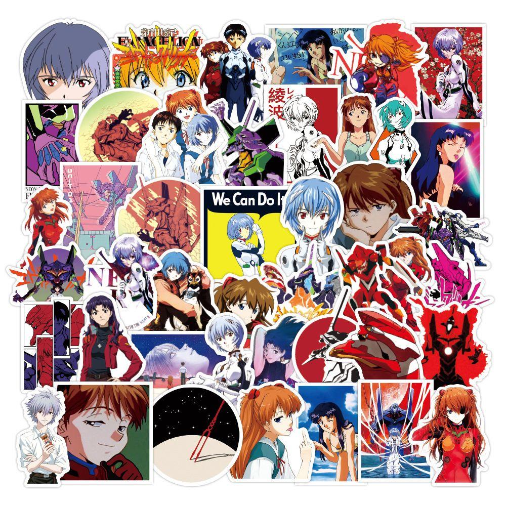 Miếng Dán Trang Trí Điện Thoại / Guitar / Laptop / Ván Trượt Chống Thấm Nước Họa Tiết Anime QUINTON Graffiti
