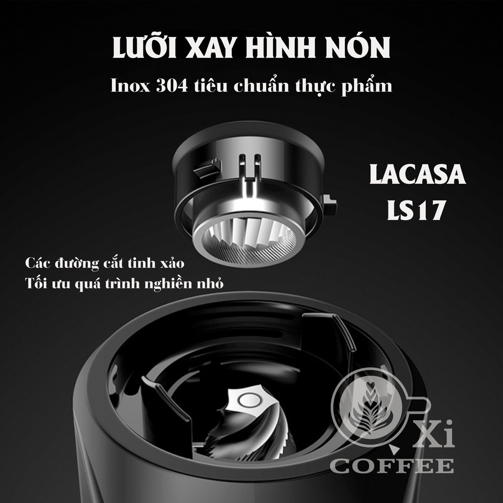 Máy xay cà phê espresso Lacasa LS17