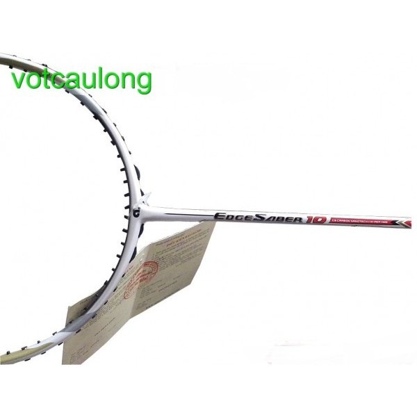 Vợt cầu lông Apacs EDGE SABER 10 tặng kèm dây đan vợt (White)