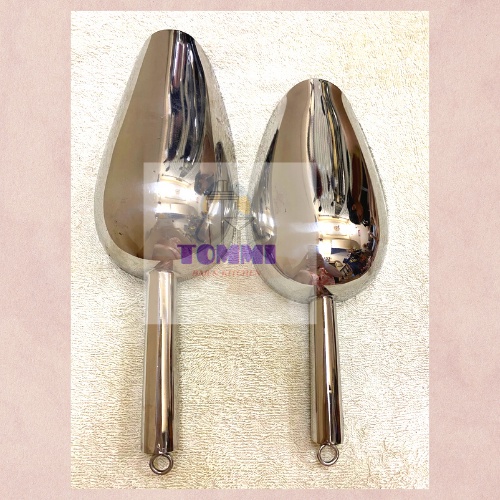 Xúc Đá Inox Cao Cấp HÀNG LOẠI 1 DÀY Muỗng Xúc Đá Inox - Dụng Cụ Pha Chế