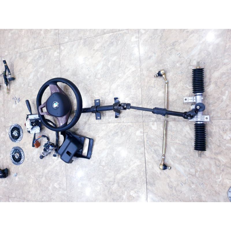 Vô lăng  thước lái .Đồ chế xe 3,4 bánh