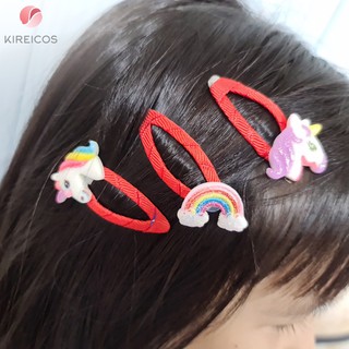 Set 3 Kẹp Tóc Bấm Đính Đủ Hình Nhiều Mẫu Dễ Thương Cho Bé