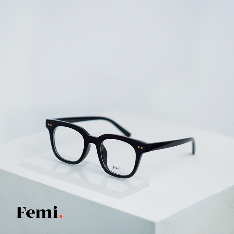 Gọng kính cận vuông Femi Brady chính hãng mắt kính cận nam nữ cao cấp | BigBuy360 - bigbuy360.vn