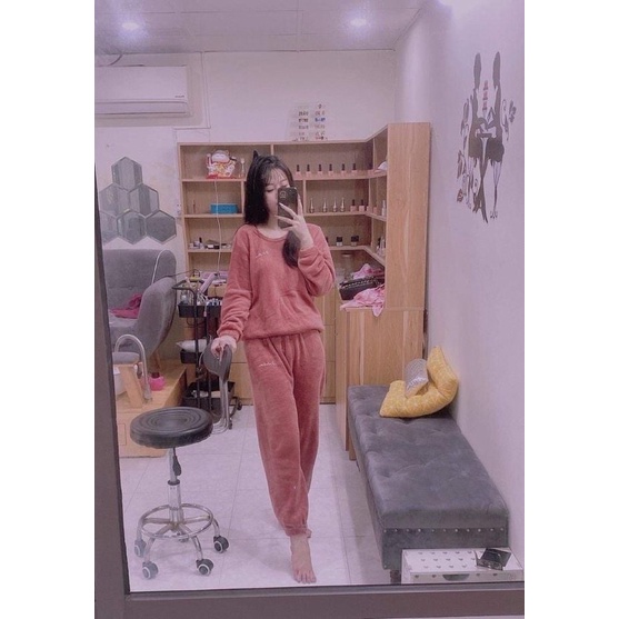 Bộ quần áo nỉ bông siêu ấm hót hit | BigBuy360 - bigbuy360.vn