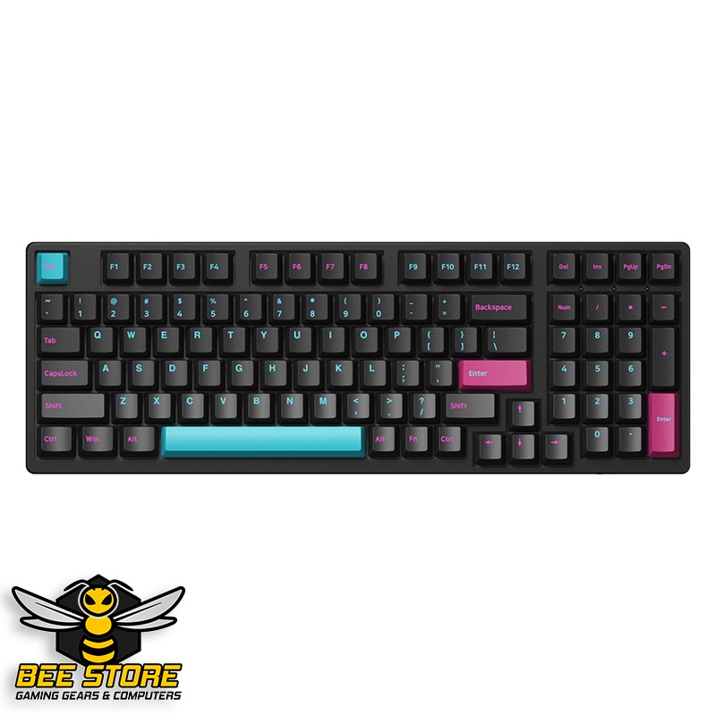 Bàn phím cơ AKKO 3098 Midnight R2 - Tặng kèm 40 keycap | Hàng chính hãng bảo hành 12 tháng