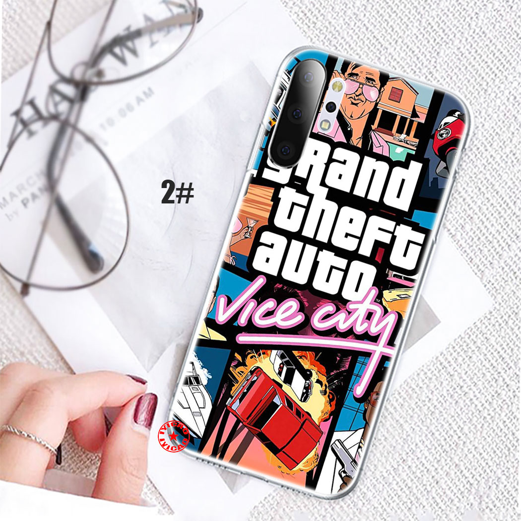 Ốp Điện Thoại Trong Suốt 83hq Gta V Cho Samsung Galaxy A70 A50s A50 A40 A30s A30 A20e A20s A20 A10s A10