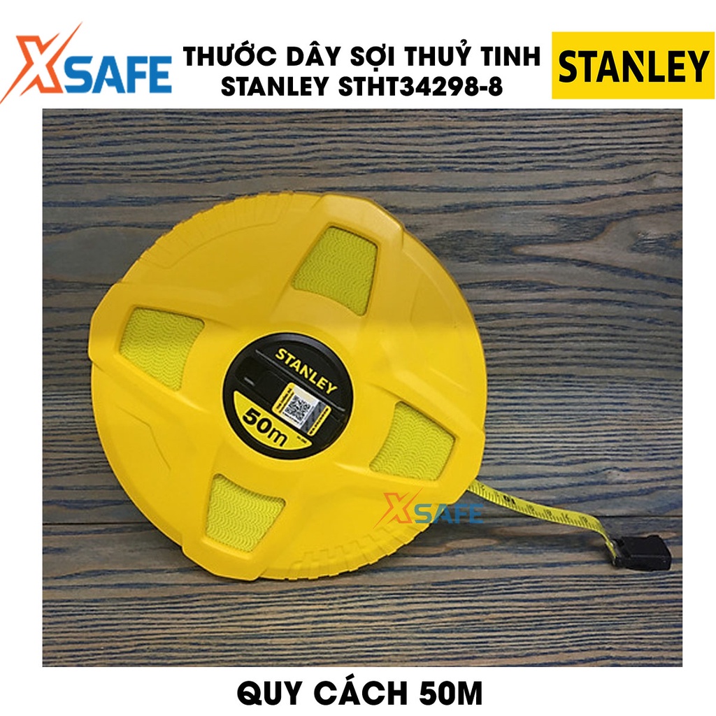 Thước dây sợi thủy tinh STANLEY lưỡi sợi thuỷ tinh mềm dẻo Thước cuộn Stanley thiết kế nhỏ gọn linh hoạt, chịu nhiệt tốt