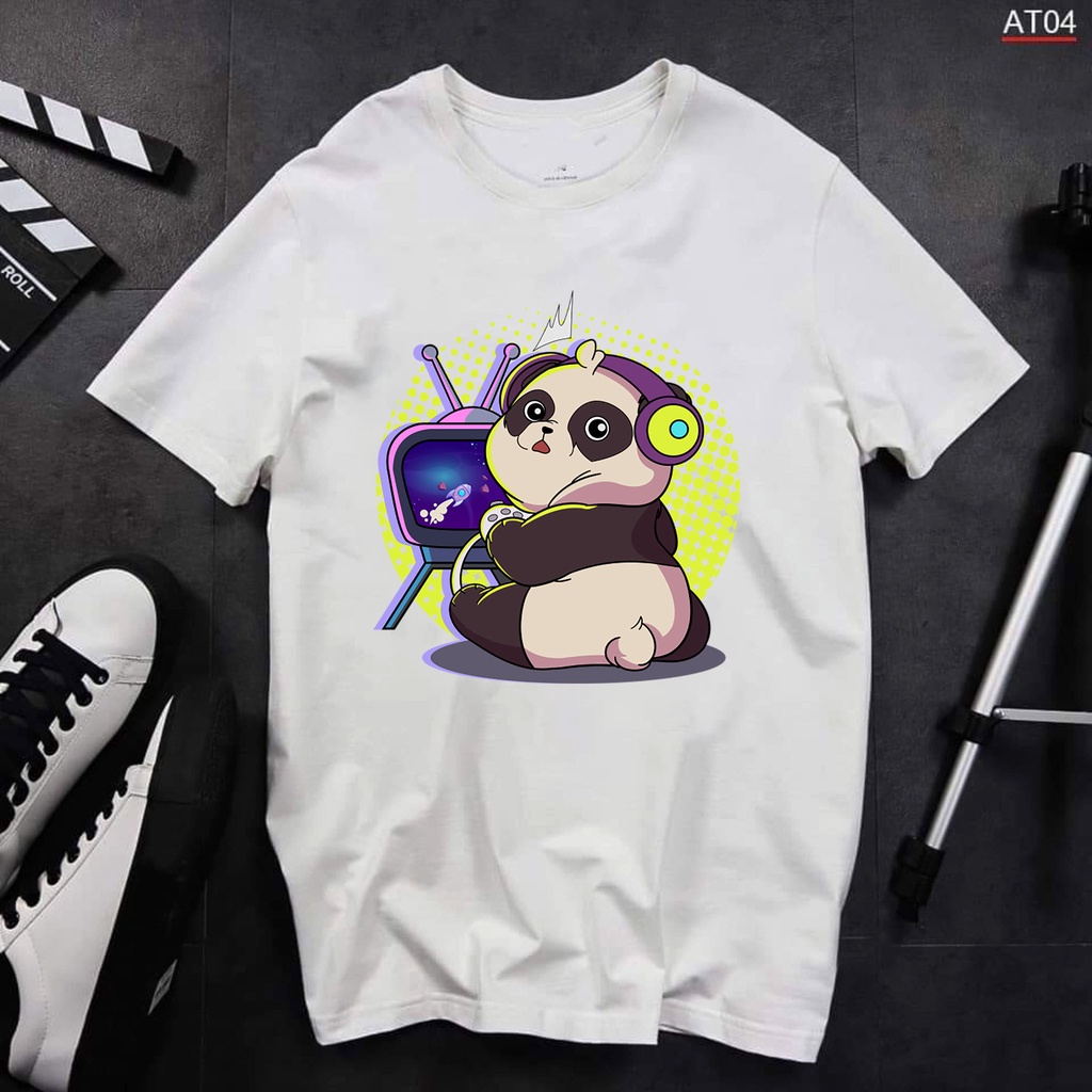 ÁO THUN FORM RỘNG Kung Fu Gấu Panda IN HÌNH COOL NGẦU VẢI COTTON CHO BẠN THÂN - 417