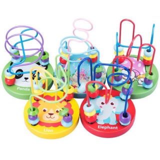 Bộ Đồ Chơi Luồn Hạt Bằng Gỗ - Đồ Chơi Gỗ Thông Minh & Giáo Dục Cho Bé Phát Triển