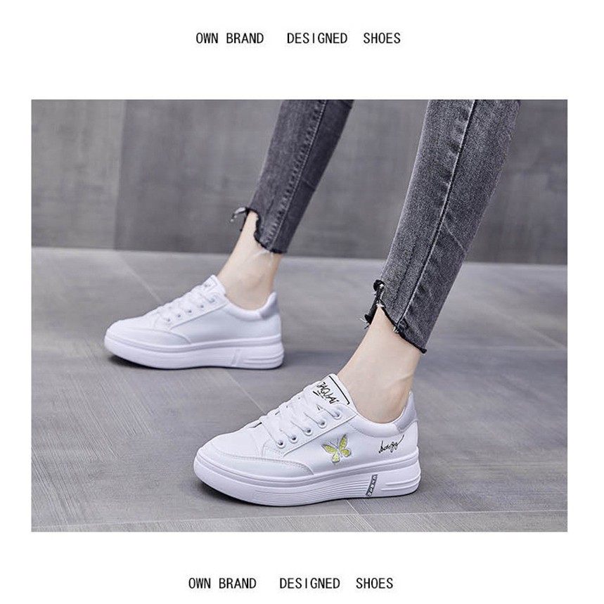 Giày Thể Thao Nữ Bướm Đế Bằng 3P