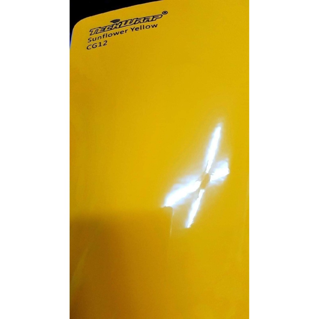 Decal vàng bóng cao cấp thương hiệu TECKWRAP CG12-HD Sunflower. Chuyên dụng dán đổi màu, oto,xe máy .