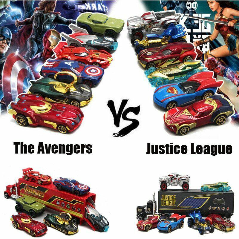 MPG 1:64 Alloy Car Diecasts Toy Vehicles The Avengers And Justice league Car Model