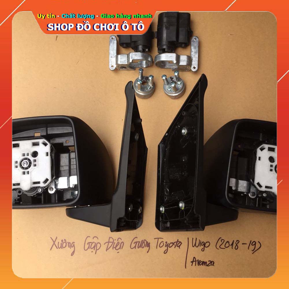 Mô tơ độ gập gương Avanza , khung xương gương Avanza