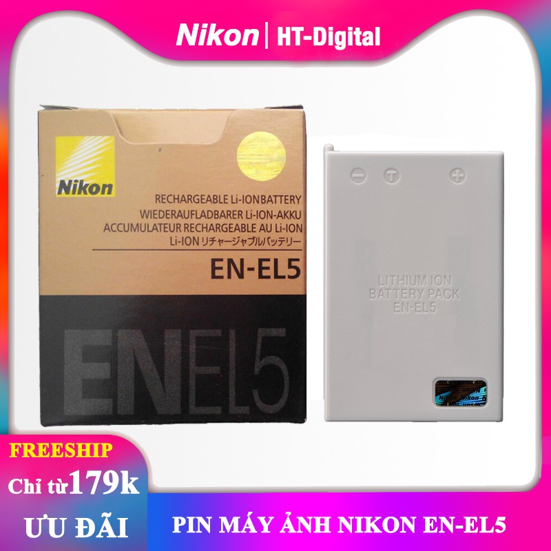 Pin máy ảnh Nikon EN-EL5 (Bảo hành 6 tháng)