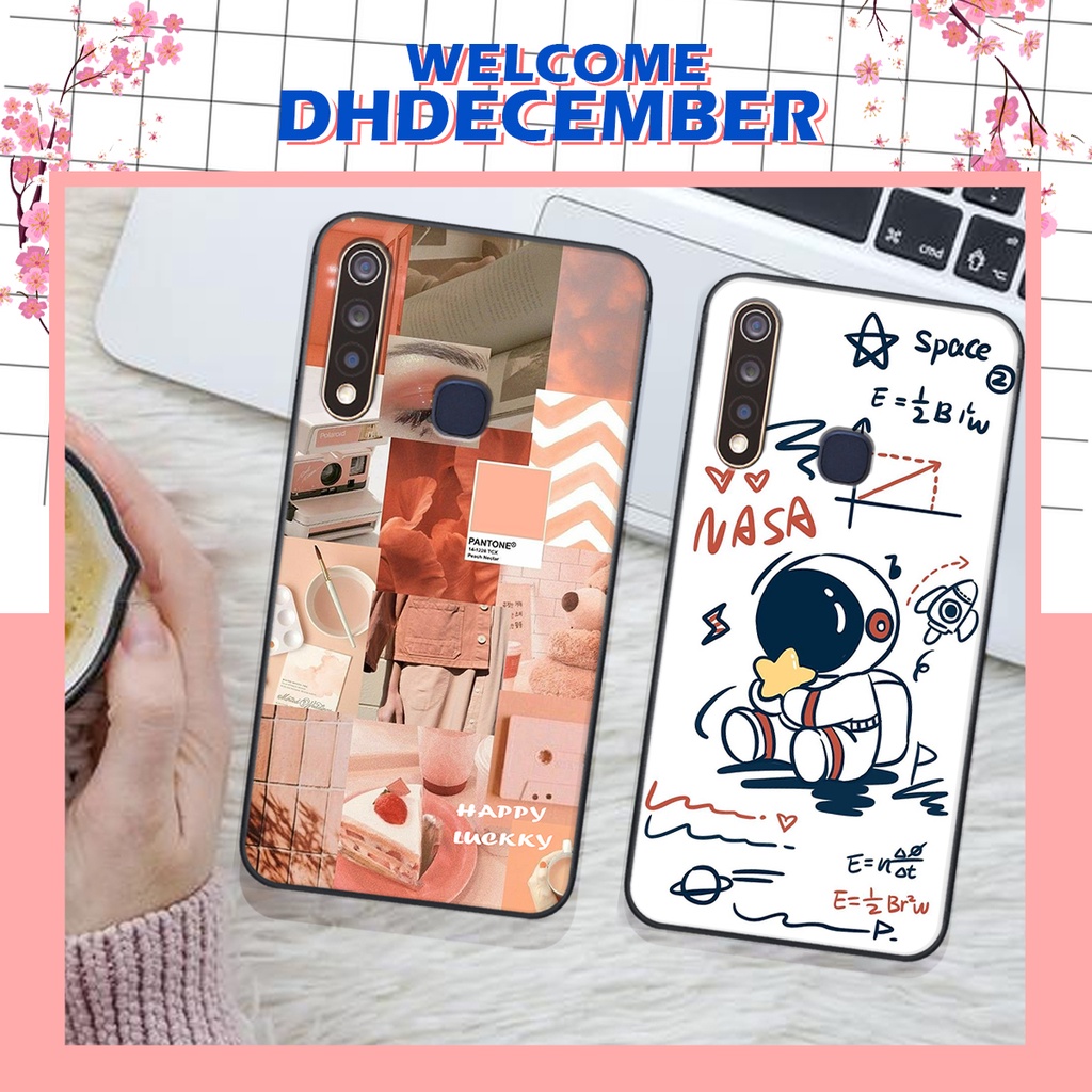 Ốp lưng Vivo Y19 in hình nice ,good luck happy ốp xinh viền dẻo đẹp chất