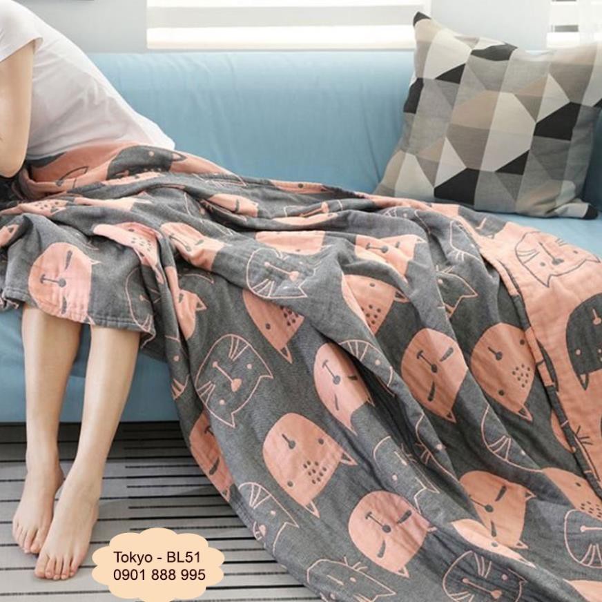 HOT🔴TH Chăn Xô Thu cho bé Cotton Sợi tre Organic_Dòng Cao cấp siêu kháng khuẩn