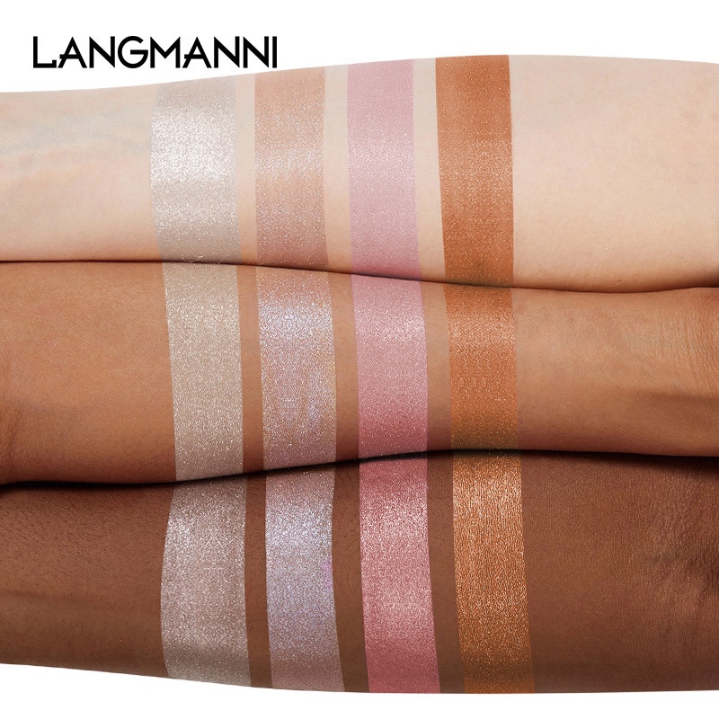 [Hàng mới về] Phấn bắt sáng Langmanni đơn sắc cải thiện tăng độ bóng cho da