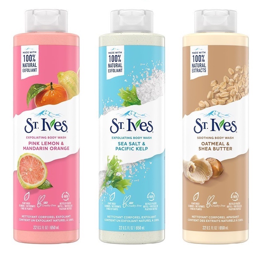 Sữa Tắm St.Ives Body Wash (Mẫu Mới 2021)