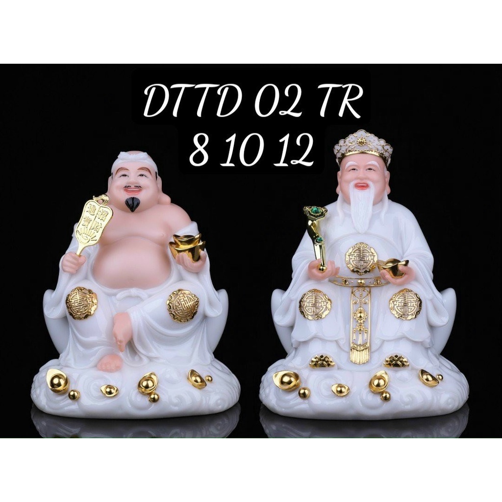 Cặp Tài Địa cao 25cm - Thần Tài Thổ Địa Phong Thuỷ Chiêu Tài cao cấp