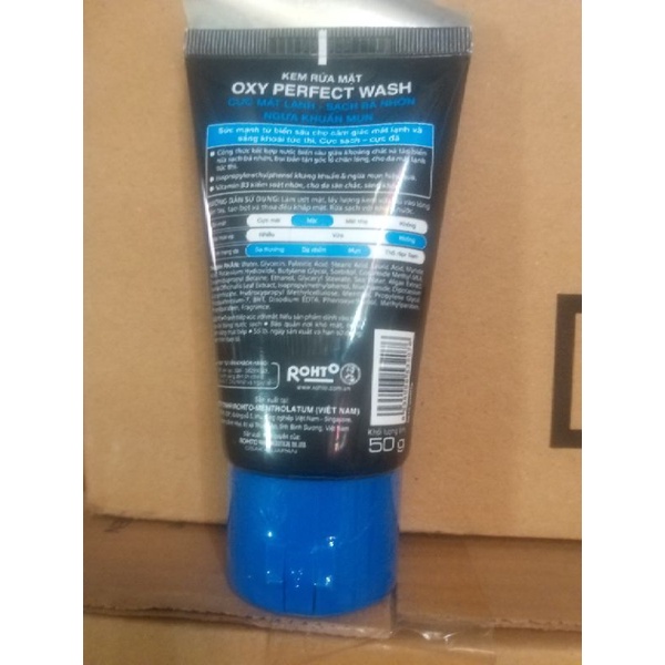 Kem rửa mặt Oxy 50g Perfect Wash