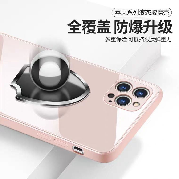 Ốp điện thoại mặt kính bảo vệ camera cho IPHONE 7 8 PLUS X XS MAX XR 11 PRO MAX 12 PRO MAX 12MINI X / XR / XSMAX / 7