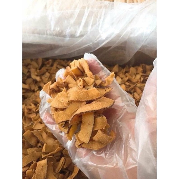 Mứt dừa Bến Tre sấy khô ngon ngon, giòn giòn