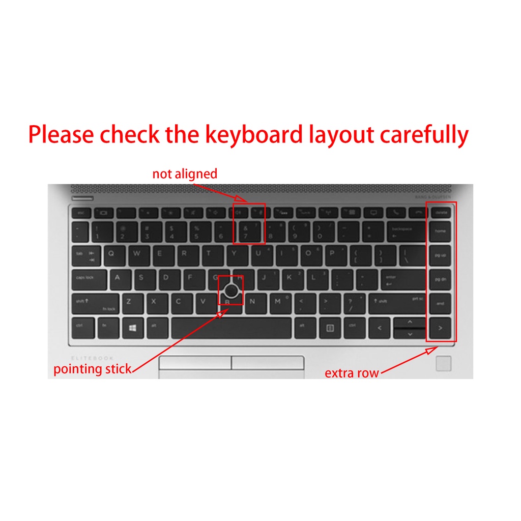 Miếng dán bàn phím máy tính HP EliteBook 840 745 G4 G5 14'' Inch