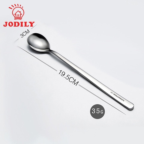 Muỗng Jodily StarHome Inox 304 Mạ Vàng Cao Cấp - Uống Cà Phê, Sinh Tố, Nước Ngọt, Ăn Hoa Quả Kt:19.5X3Cm