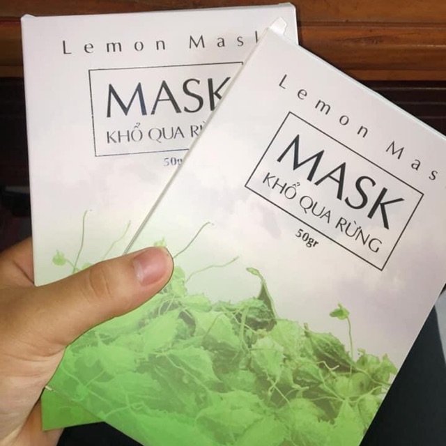 BỘT KHỔ QUA RỪNG LEMON MASK HANDMADE