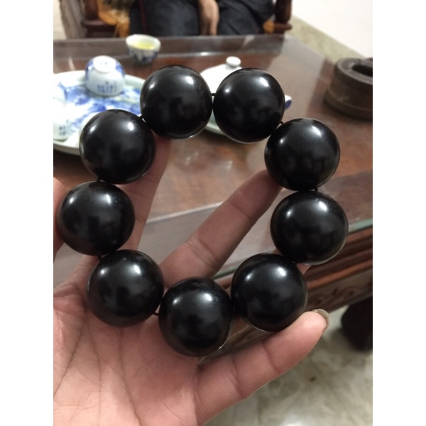 VÒNG HẠT MUN SỪNG KHÁNH HOÀ 30mm SIZE ĐẠI.