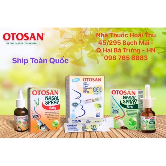 [ Kèm Quà Tặng ] Xịt mũi OTOSAN Nasal Spray Baby - Thông mũi , Không khô mũi ( Nhập khẩu chính Hãng ITALY )