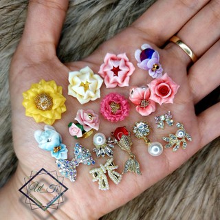 Hoa sen đá lớn-hoa bột mỹ nail