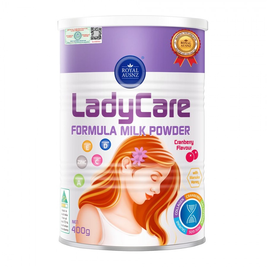 Sữa Bột Hoàng Gia Úc Lady Care Formula Tăng Cường Sức Khoẻ Phụ Nữ ROYAL AUSNZ 400g