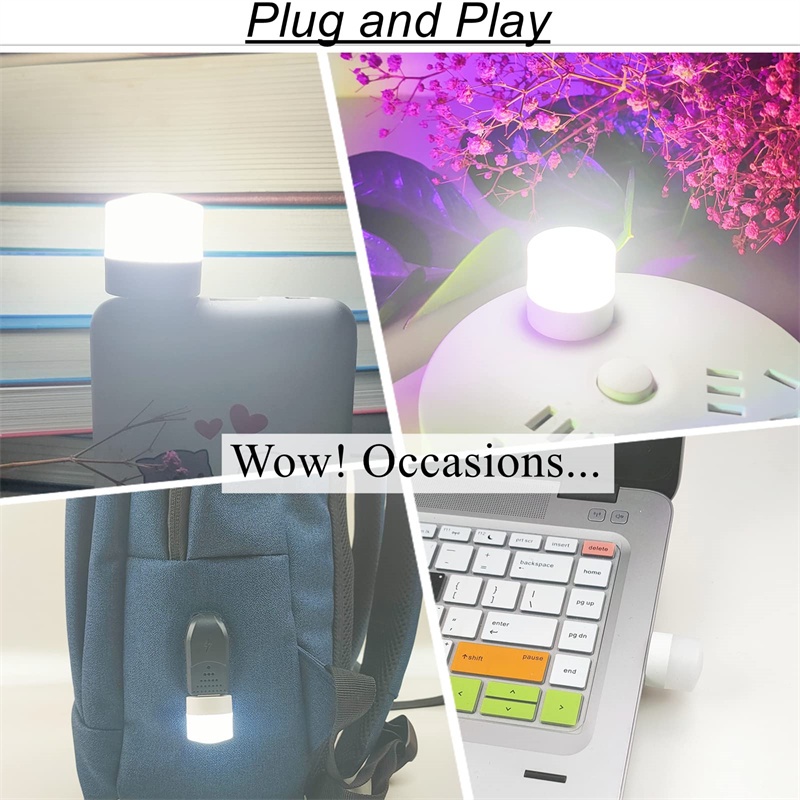 Set 10 Đèn LED USB Mềm Nhiều Màu Sắc Bảo Vệ Mắt Cho Phòng Đọc Sách