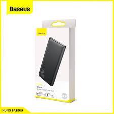 Sạc dự phòng Baseus 18W 10000mAh tốc độ nhanh kết nối cổng USB3.0 cho iPhone Xiaomi